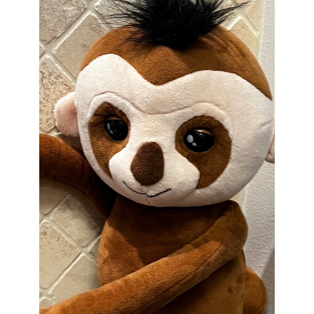 WowWee‎ Fingerlings Kingsley the Sloth Brown Plush Stuffed Animal Toy 2018 18 in - Picture 2 of 5